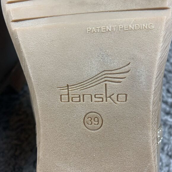 Dansko Henley Taupe Burnished Calf Women's Ankle Boots size EU 38 US 7.5-8 - Picture 8 of 8